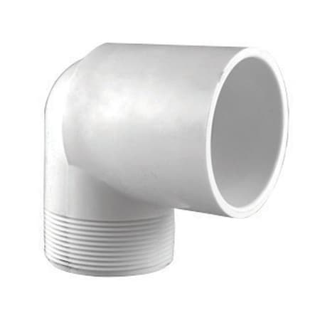 Charlotte Pipe And Foundry Charlotte Pipe Schedule 40 1-1/4 in. Slip X 1-1/4 in. D MPT PVC 90 Degree Street Elbow 1 pk PVC 02306 1200